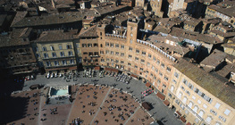 Siena főtere, a Piazza del Campo
