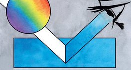 Fényvisszaverődés – kék papír