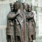 The Tetrarchs (co-emperors) statue (Venice, 4th century AD)