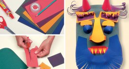 Farsangi télűző maszk készítése