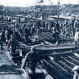 Construction of the canal between the Baltic Sea and the White Sea