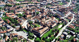 Kőszeg látképe a várral