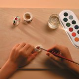 Szalvétagyűrű készítése sógyurmából – 3. lépés