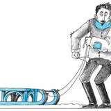 Petőfinek üres a zsebe, ennélfogva a hasa is, de legalább szánkója van