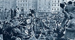 Az Ausztriába érkező német csapatok üdvözlése 1938-ban