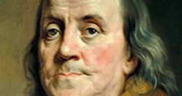 Benjamin Franklin (1706–1790) amerikai politikus, feltaláló