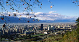 Santiago de Chile látképe