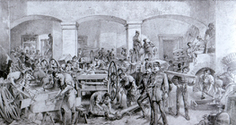 Gábor Áron ágyúöntő műhelye Kézdivásárhelyen