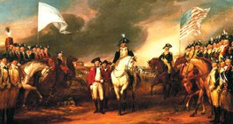 A britek leteszik a fegyvert Yorktownnál