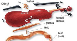Hegedű felépítése