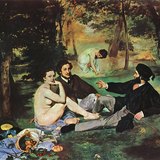 Édouard Manet - Doručak na travi (1863, Impresionizam)