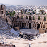 Ruins of the Odeon of Herodes Atticus in Athens