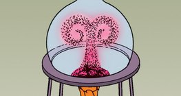 A hőáramlás bemutatása megfestett víz segítségével