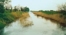 Öntözőcsatorna az Alföldön