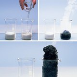 Tömény kénsav reakciója cukorral