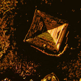 Crystals of table salt