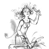 Electric shock is most of the time caused by the unsafe use of devices with alternating current Electric shock is most of the time caused by the unsafe use of devices with alternating current