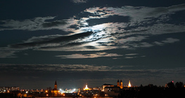 Látványos holdkoszorú