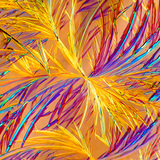 Az aminofilin nevű gyógyszer kristályai