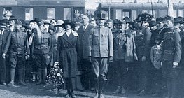 IV. Károly feleségével második visszatérési kísérlete alkalmával (1921)