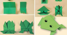 Origami ugróbéka készítése