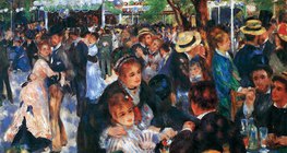 Renoir: A Moulin de la Galette (1876, impresszionizmus)