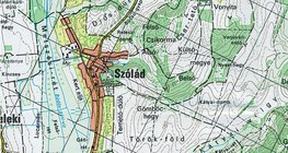 Völgybe szorult falu