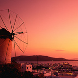 Naplemente Míkonosz szigetén