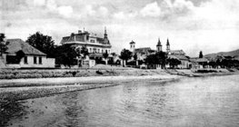 A szentendrei Duna-part a gátmagasítás előtt