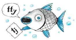 Hal az írott „tj”-t „tty”-nek ejti