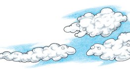 Felhők szállnak az égen