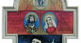 Pataki József: Dobó imája (tűzzománc)