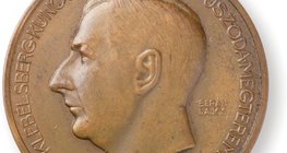 Emlékérem Klebelsberg Kunó portréjával 