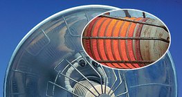 Az elektromos áram hatására az „ellenálláshuzal” felmelegszik