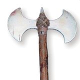 Reconstruction of a Viking battle axe