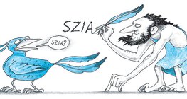 Madár kiolvassa az ember írott köszöntését