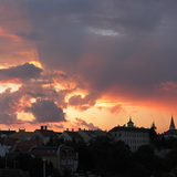 Tyndallov efekt pri zalasku Sunca