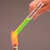 Aquecimento de um tubo de ensaio