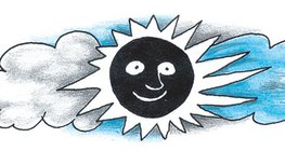 Felhők és fekete Nap