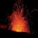 Eruption of Stromboli, Italy