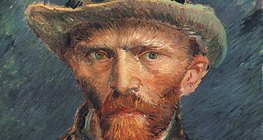 Van Gogh: Önarckép (1887, posztimpresszionizmus)