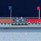 Dois carros de massa igual envolvem-se numa colisão elástica e trocam velocidades