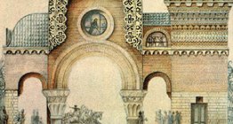 V. Hartmann: A kijevi nagykapu (akvarell)