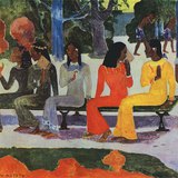 Paul Gauguin: We Shall Not Go to Market Today (1892, Post-Impressionism)