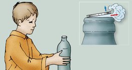 Kísérlet a levegő melegítésére