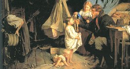 Orosz parasztkunyhó