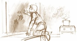 A hideg üveglapra a gőz lecsapódik