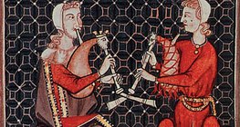 Trubadúrokat ábrázoló miniatúra