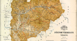 Zólyom vármegye térképe