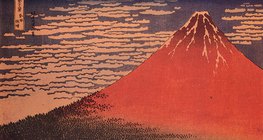 Hokusai: Déli szél és szép idő (1830 körül)